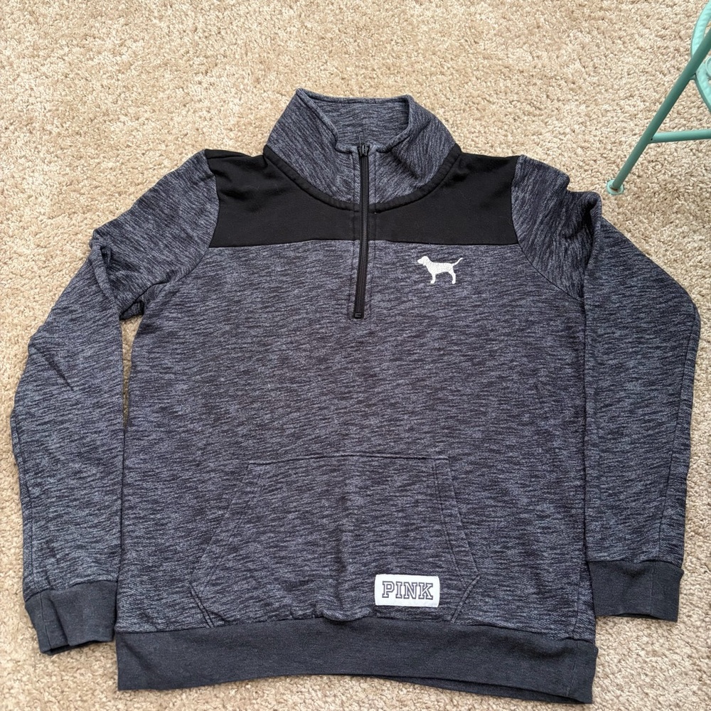 Victoria's Secret PINK Quarter Zip Sweatershirt